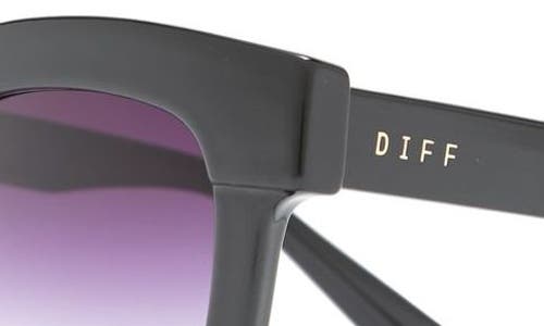 Shop Diff 56mm Makay Square Sunglasses In Black/grey