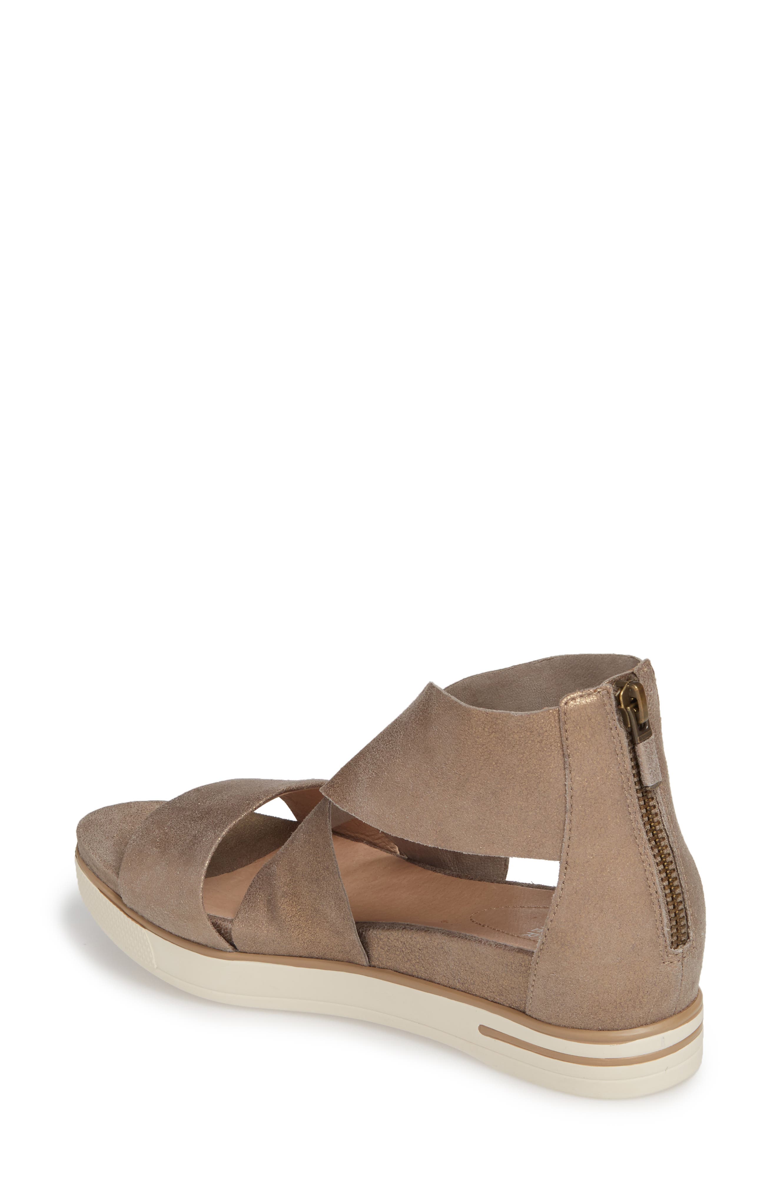 eileen fisher women's sport crisscross wedge platform sandals