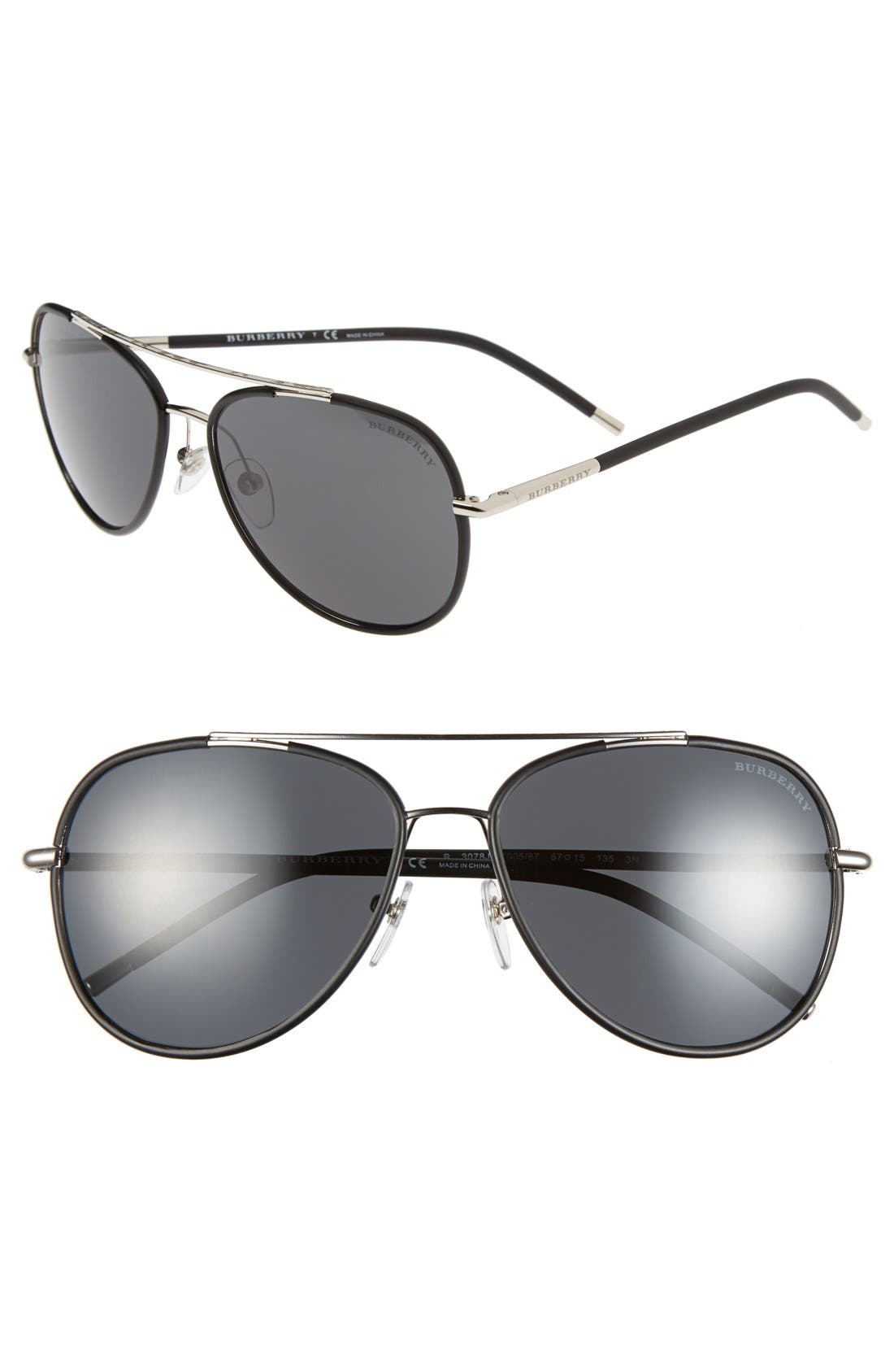 burberry aviator sunglasses