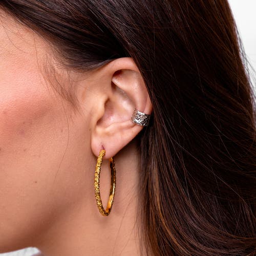 Lucy Quartermaine Hula Ear Cuff In Sterling Silver