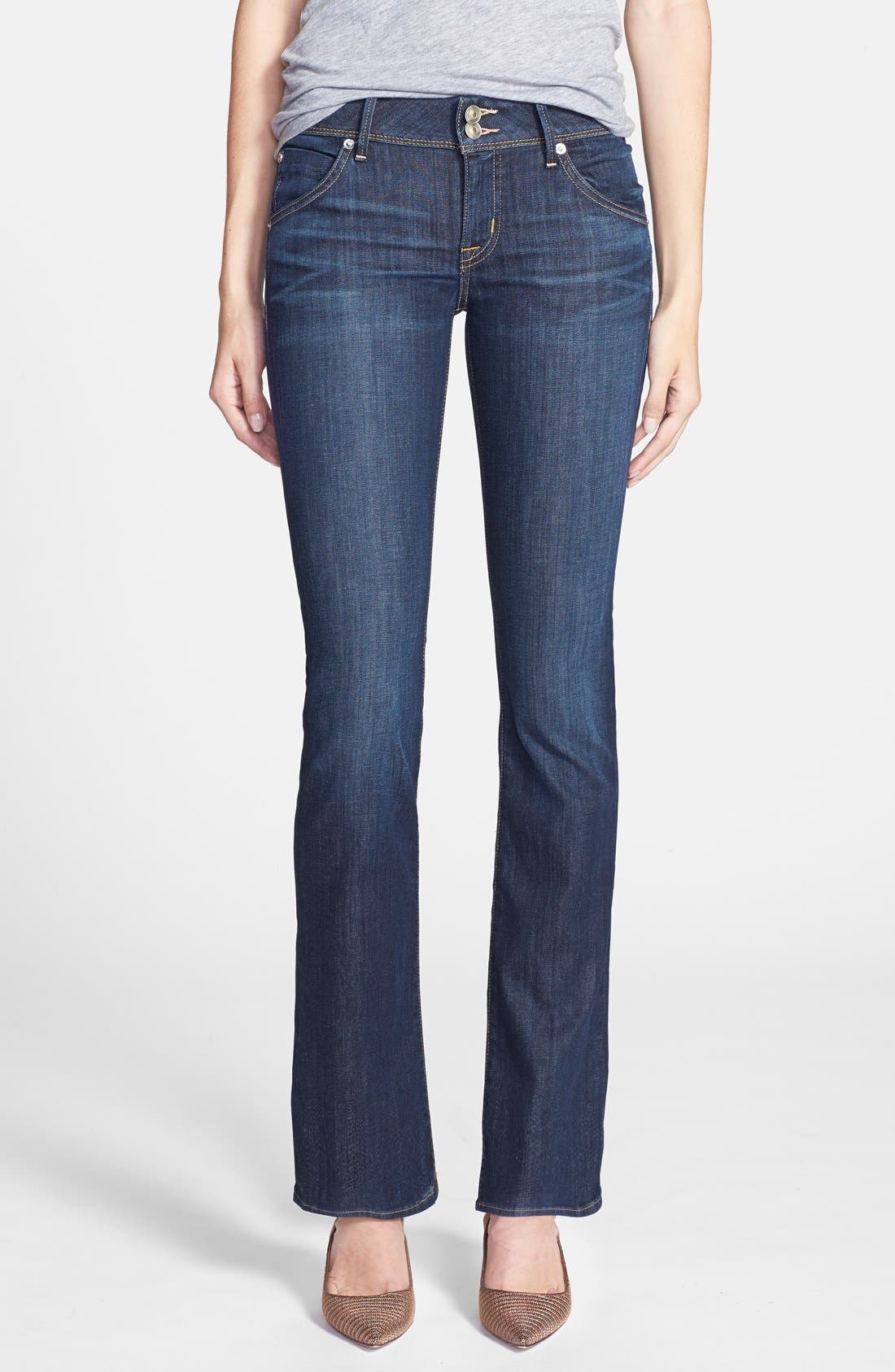 Hudson Jeans 'Beth' Baby Bootcut Jeans (Stella) (Petite) Nordstrom