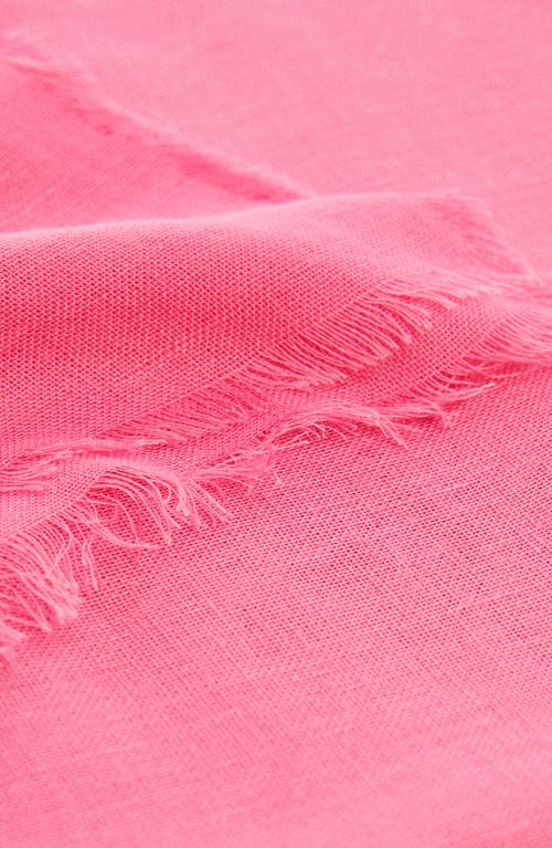 Shop Mango Solid Scarf In Pink