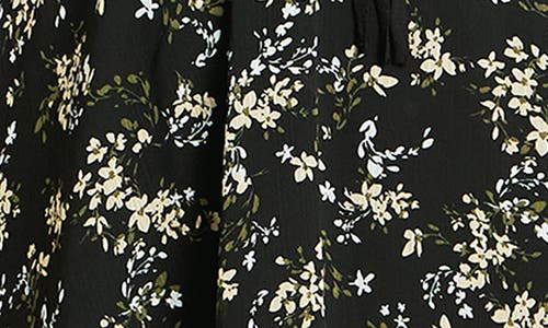 City Chic Cara Floral Print Minidress In Nightfall Ditsy