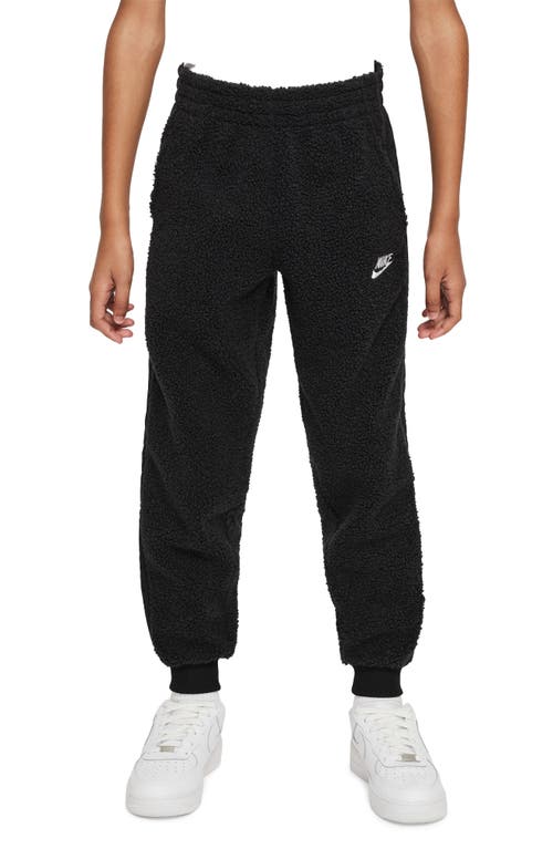 Nike Kids' Club Fleece Joggers Black/Black/White at