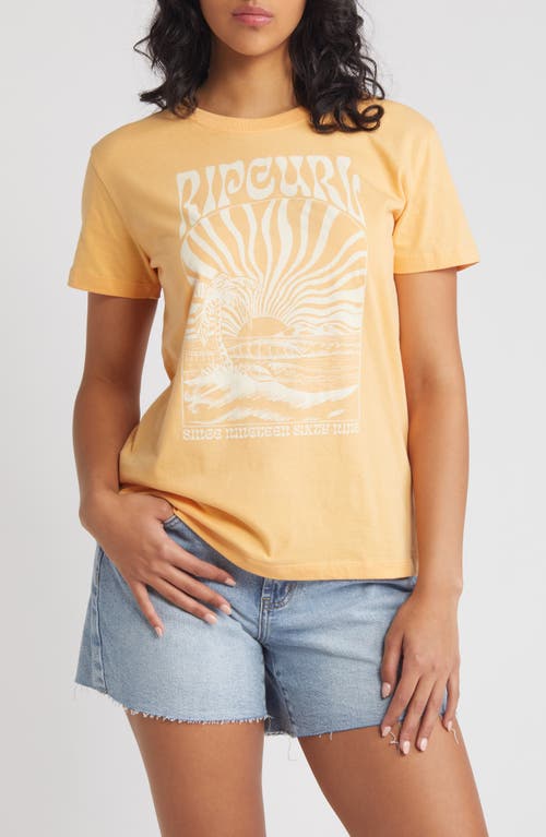 Rip Curl Heatwave Graphic T-shirt In Orange