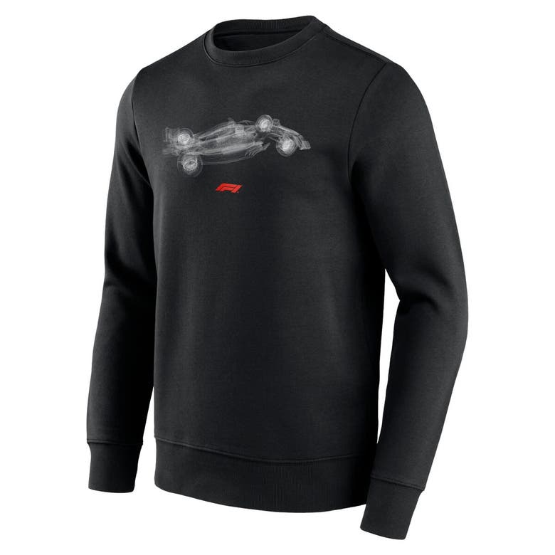 Shop Fanatics Branded Black Formula 1 Merchandise Perspective Pullover Sweatshirt
