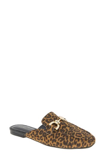 Bcbgeneration Women's Pendall Animal Print Bit Mules In Leopard
