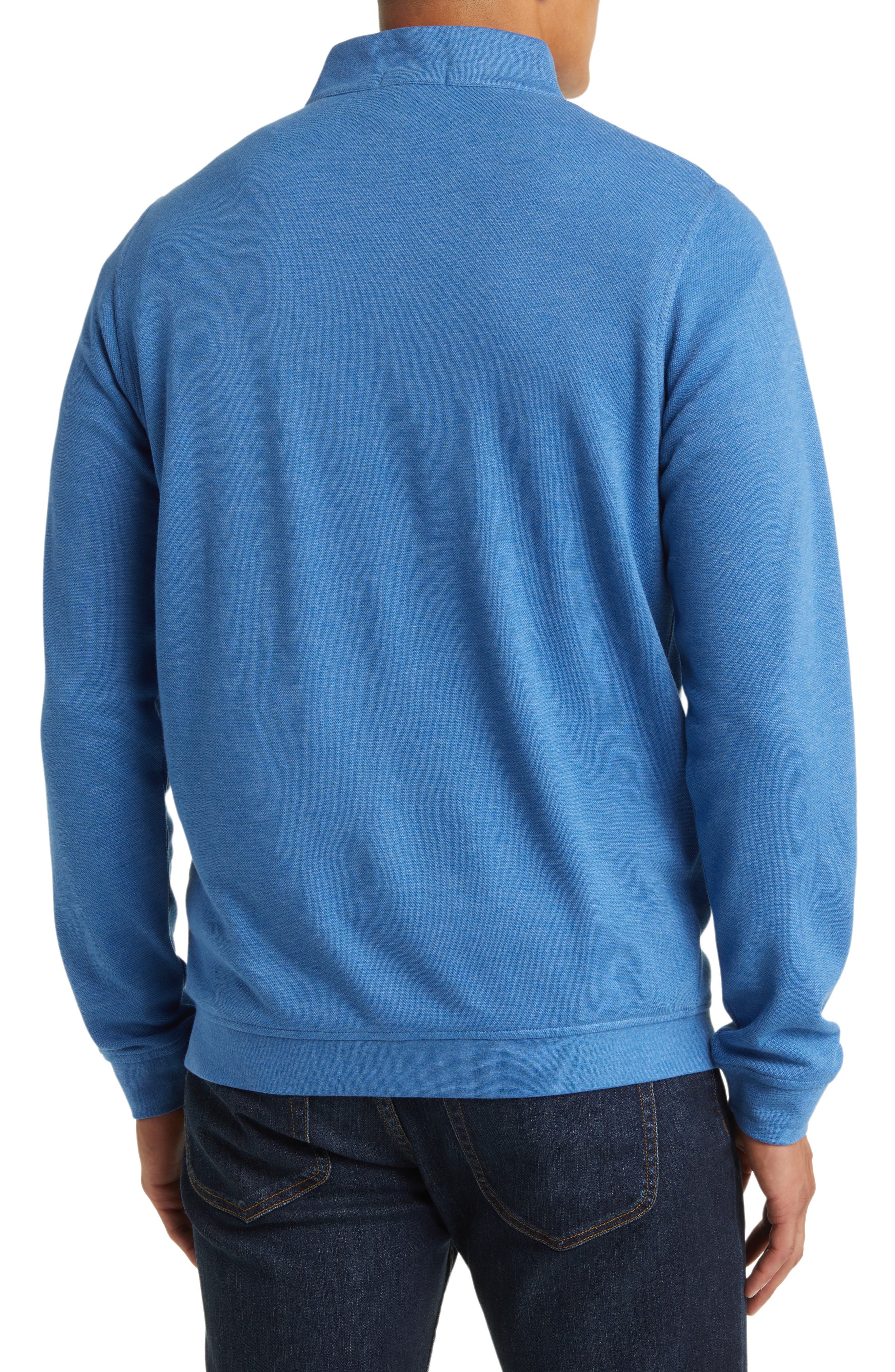 Peter Millar Crown Comfort Pullover Sweater Cape Blue
