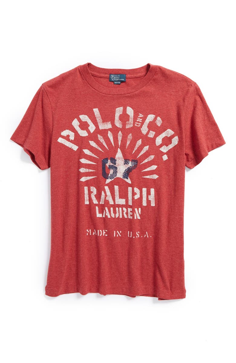 Ralph Lauren Graphic T-Shirt (Big Boys) | Nordstrom