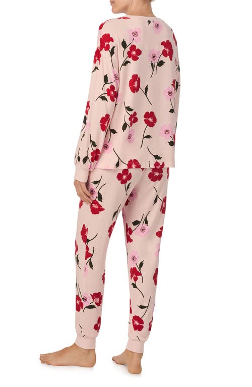 Shop Kate Spade New York Print Pajamas In Pink Multi