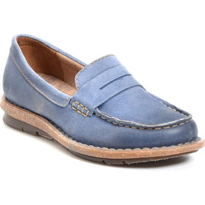 B?rn Tok Water Resistant Penny Loafer, Blue