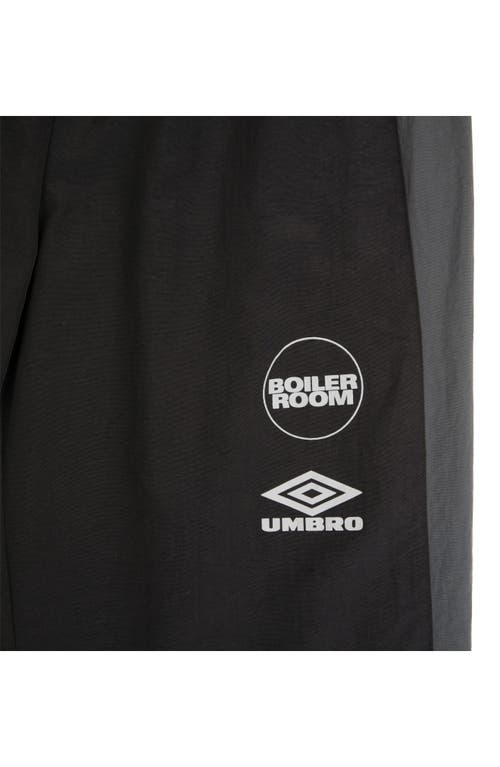 Shop Boiler Room X Umbro Graphic Shell Pants In Black