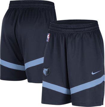 Nike Men's Nike Navy Memphis Grizzlies On-Court Practice Warmup Performance  Shorts