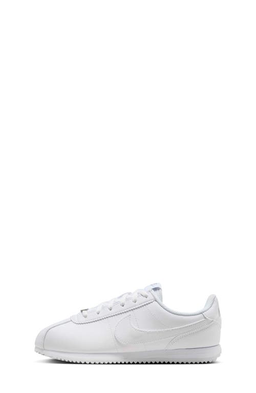 Nike Cortez Sneaker In White/ Wolf Grey/ White
