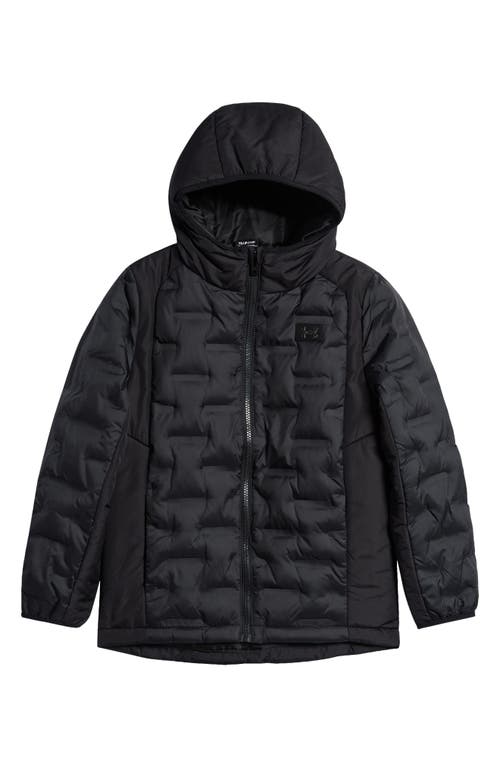 Shop Under Armour Kids' Bonded Hooded Puffer Coat In Black