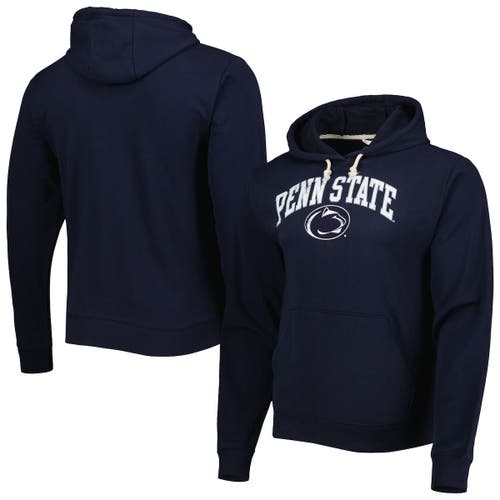 Men's League Collegiate Wear Navy Penn State Nittany Lions Arch Essential Fleece Pullover Hoodie