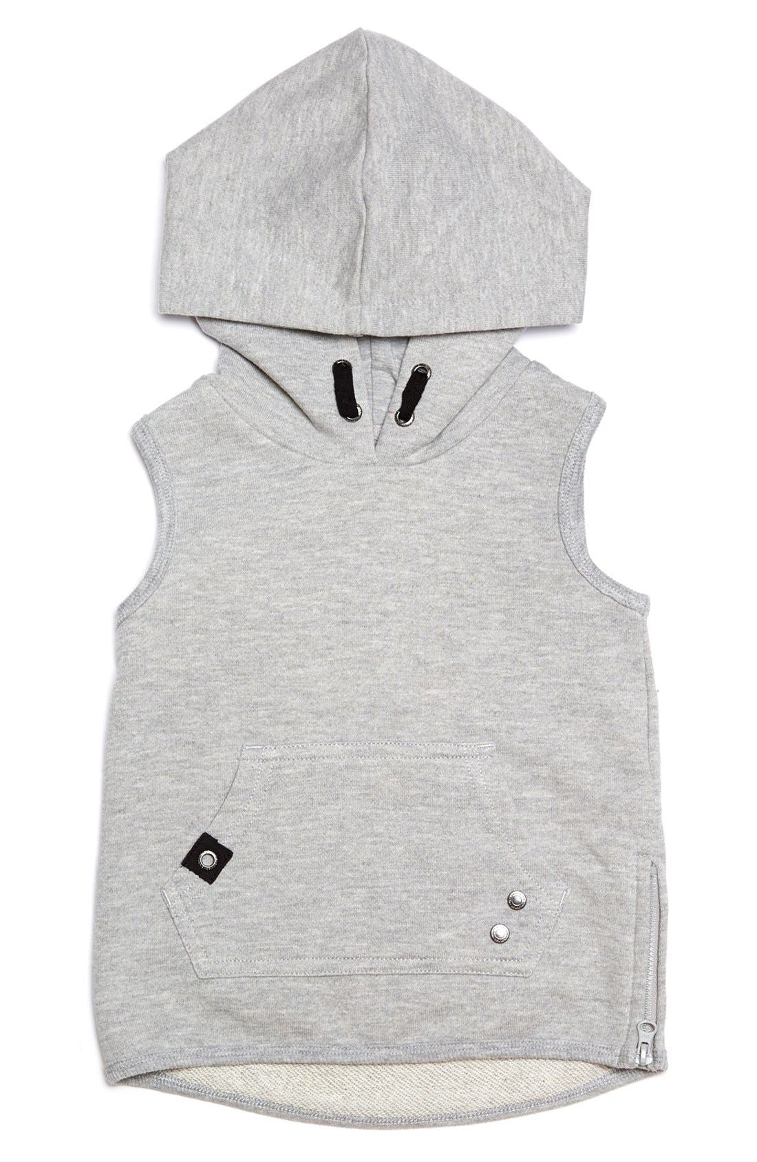 kids sleeveless hoodie