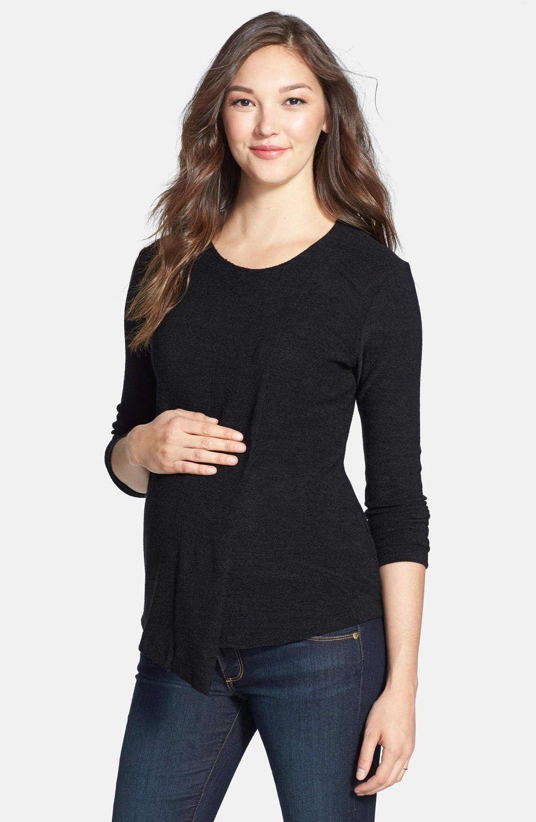 Japanese Weekend Flap Maternity/Nursing Sweater Nordstrom