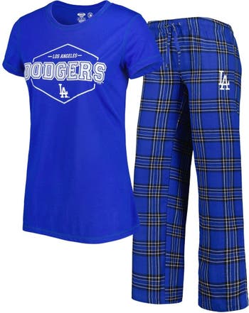 Women's Concepts Sport White Los Angeles Dodgers Gable Knit T-Shirt Size: Medium