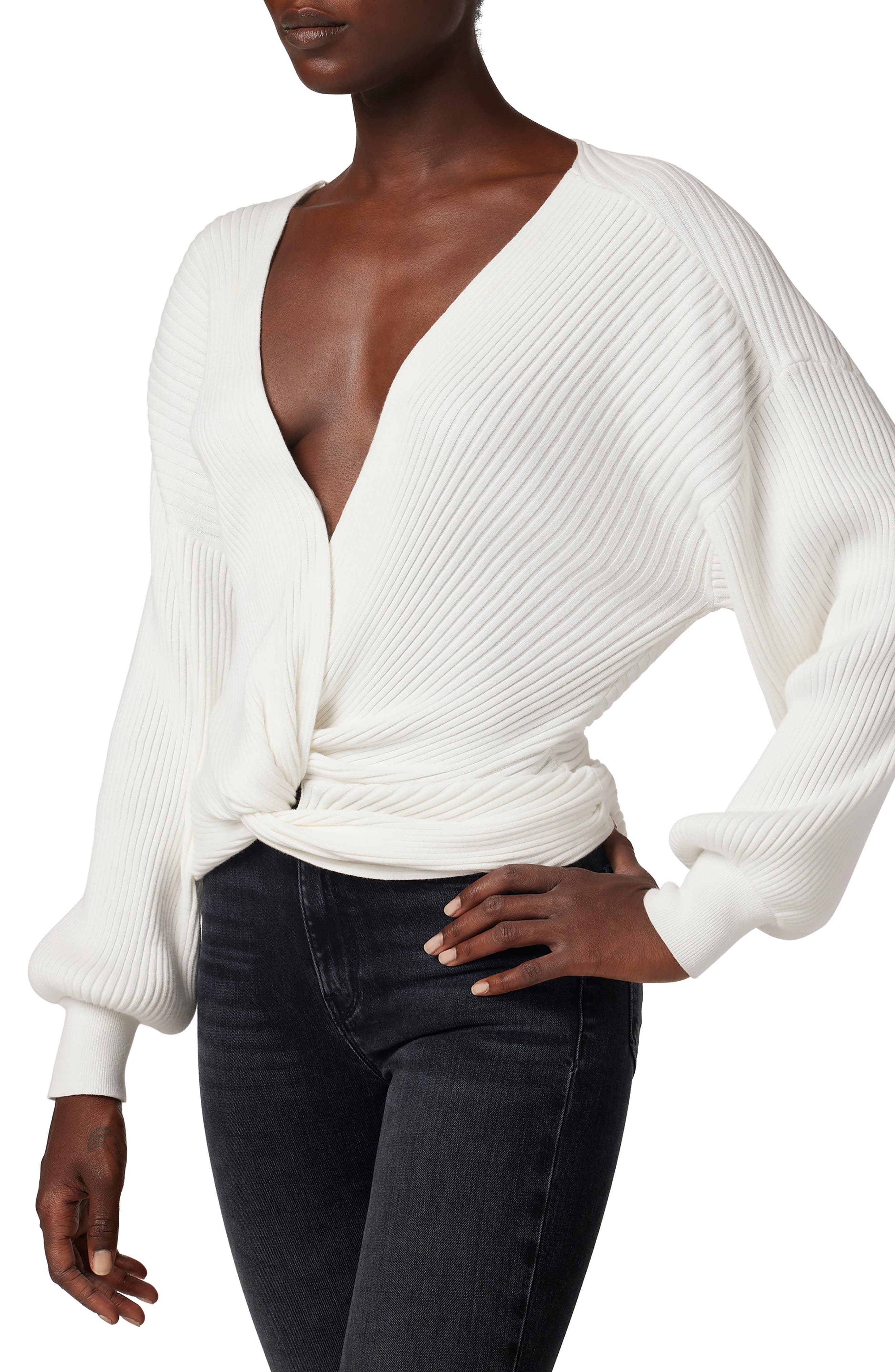 Hudson Jeans Hudson Plunge Neck Twist 