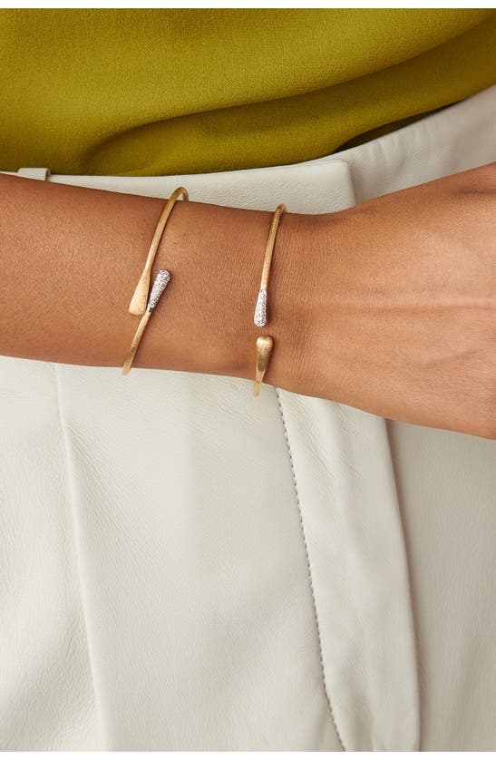 Marco Bicego 18k Yellow Gold Lucia Diamond Bangle Bracelet In Yellow Gold