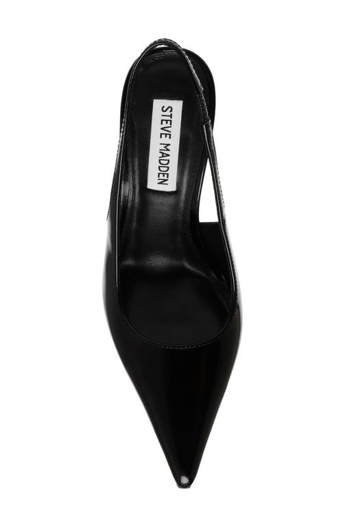 Shop Steve Madden Reyes Pointed Toe Slingback Sandal In Black Box