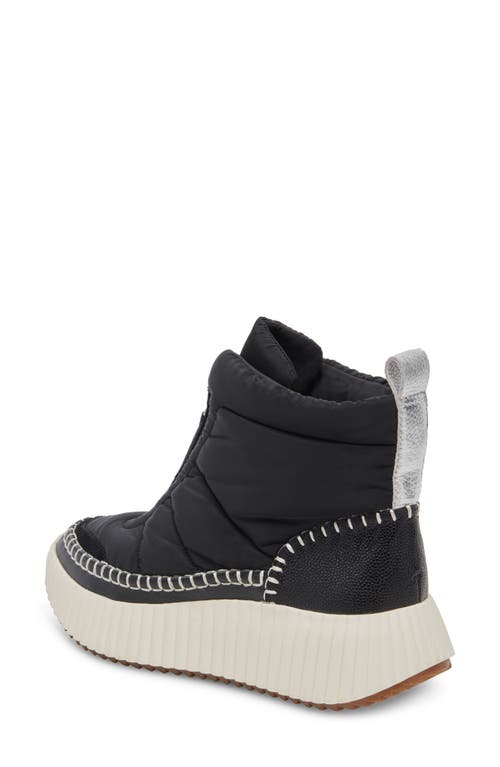 Dolce Vita Devlin High Top Platform Sneaker In Black Nylon