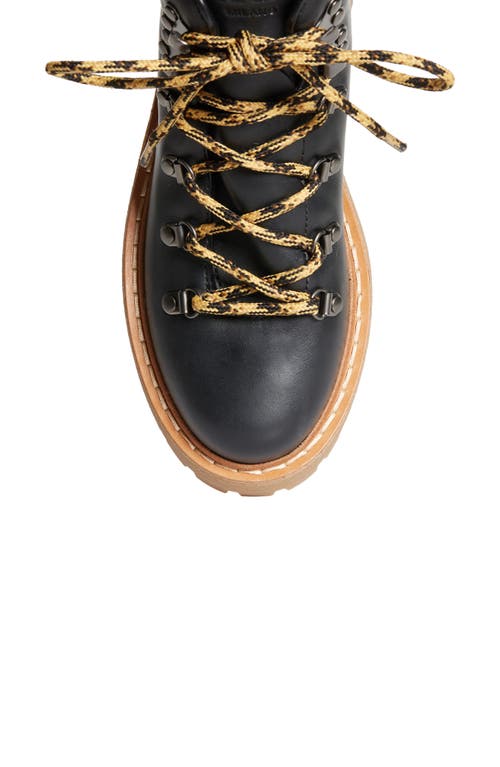 Shop Prada St. Moritz Hiking Boot In Nero