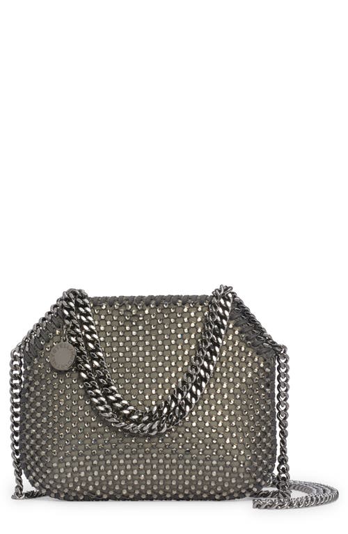 Stella McCartney Tiny Falabella Crystal Lattice Tote in 8101 Silver at Nordstrom, Size No Size