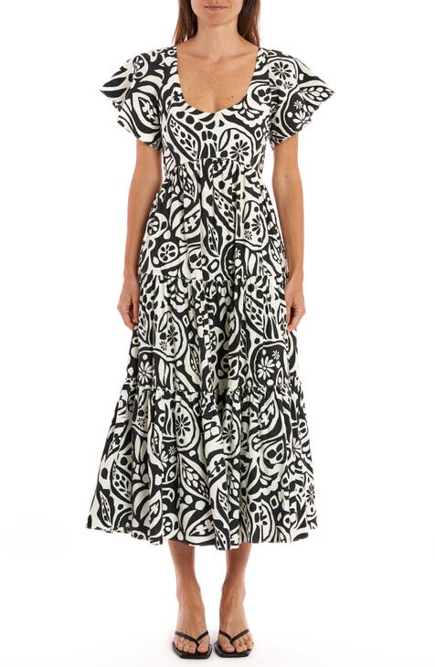 La Ligne Women's Madeline Striped Cotton Dress