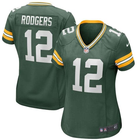 Women's Majestic Aaron Rodgers Green Green Bay Packers Player Name