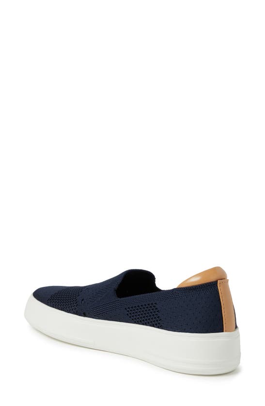 Original Comfort By Dearfoams Sophie Knit Slip-on Sneaker In Navy