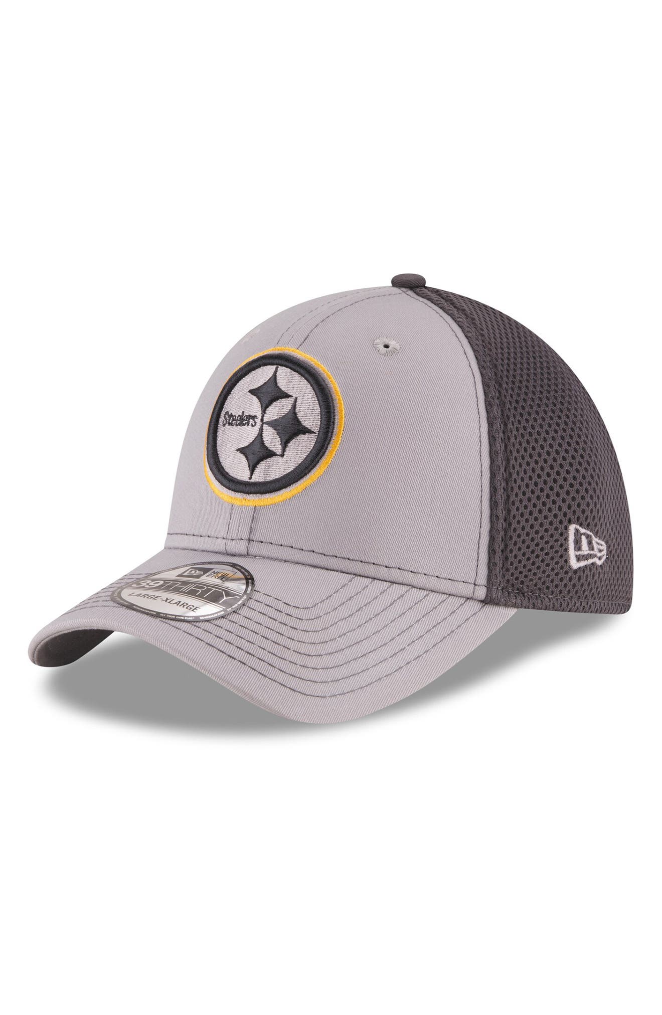 gray steelers hat