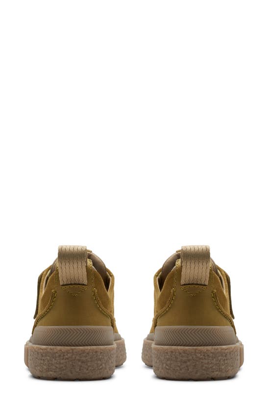 Shop Clarks Somerset Lace Sneaker In Light Olive Suede