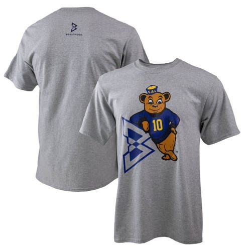 Men's Beast Mode Heather Gray Cal Bears Co-Branded Logo T-Shirt