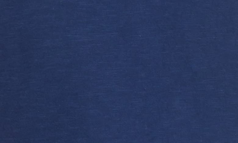 Apny Relaxed Fit Long Sleeve Cotton T-shirt In Navy