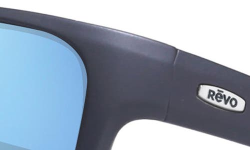 Revo Pointe Polarized Wrap Sunglasses In Matte Black