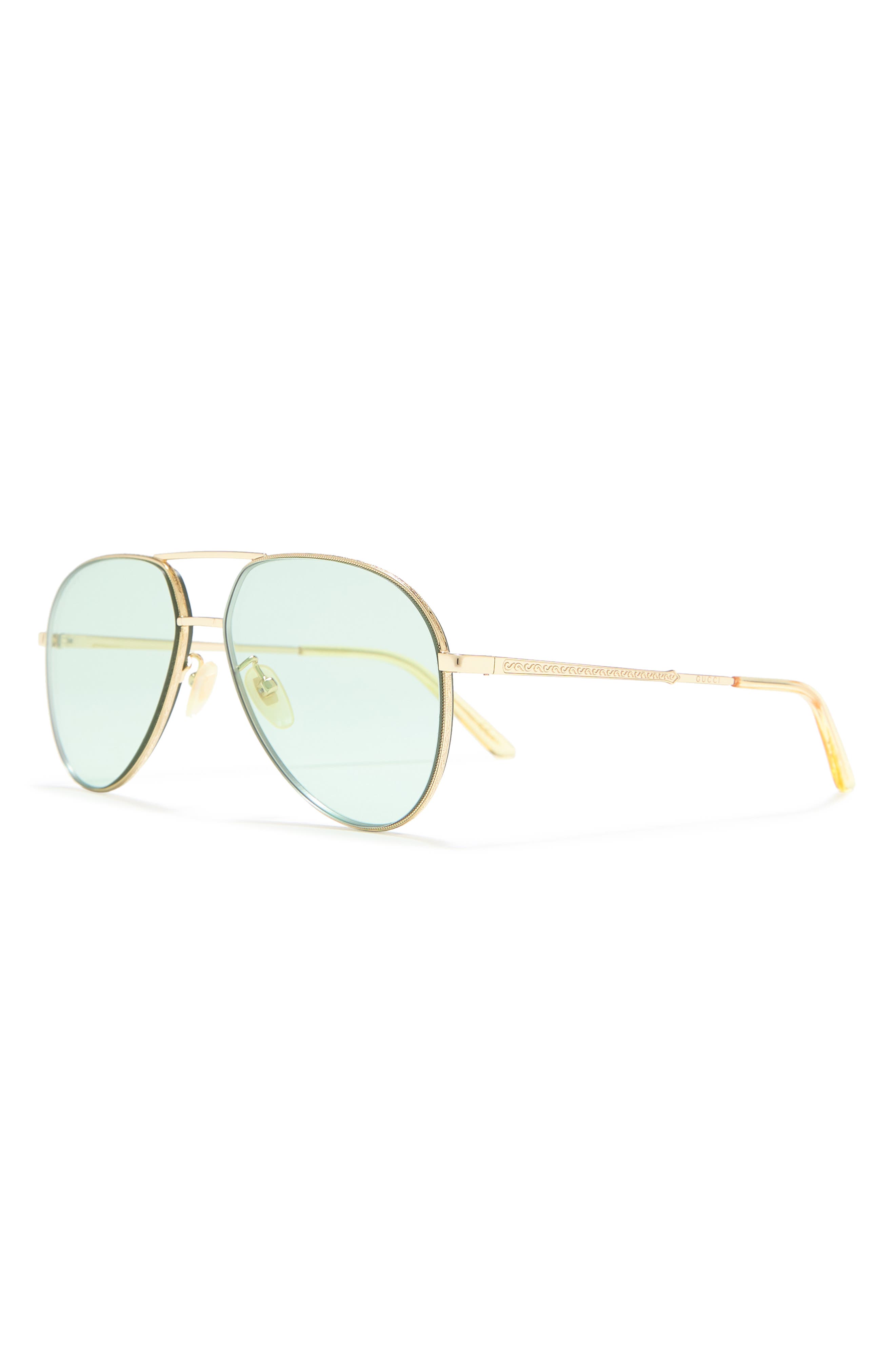 59mm aviator sunglasses gucci