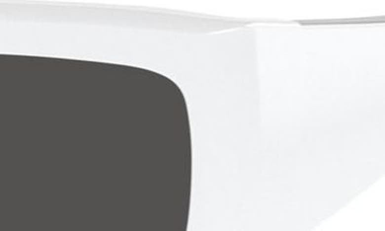 Shop Oliver Peoples X Khaite 1979c 56mm Rectangular Sunglasses In White