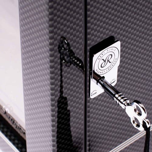 Rapport London Formula Duo Watch Winder In Carbon Fibre