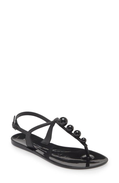 Rhea Jelly Slingback Sandal in Black