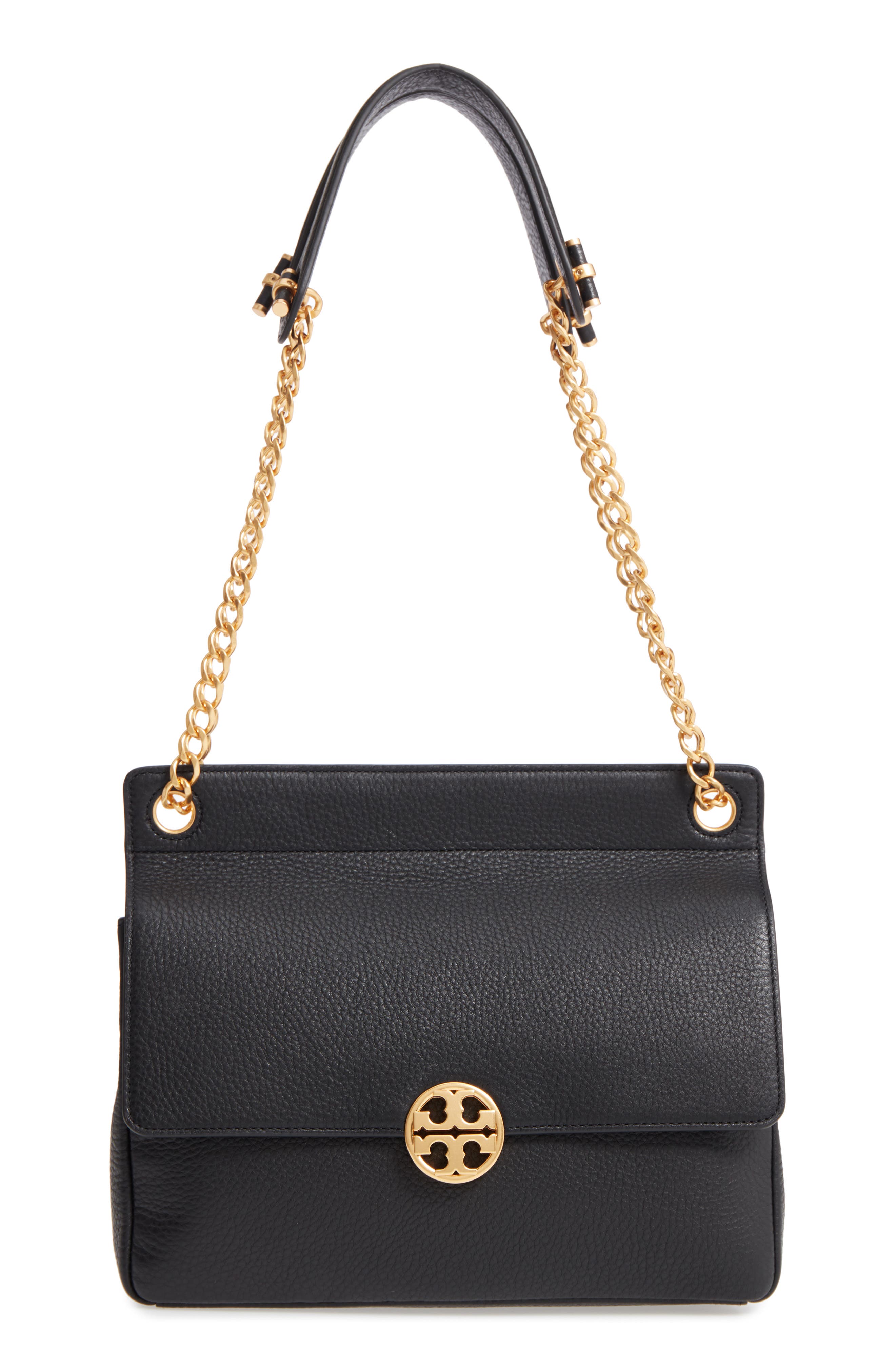 tory burch chelsea flap leather shoulder bag