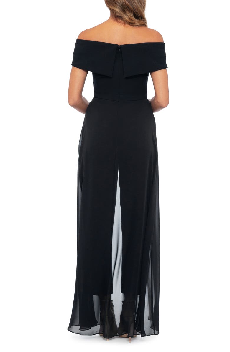 Xscape Evenings Off the Shoulder Maxi Jumpsuit Nordstrom