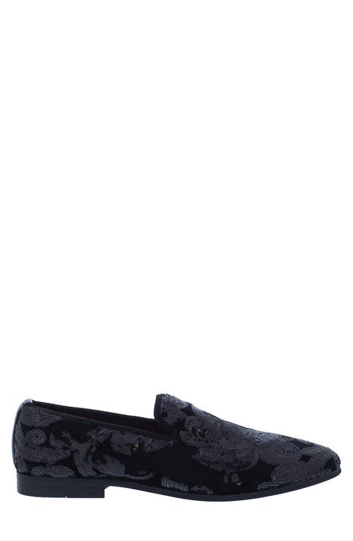 Robert Graham Kintsugi Dress Slippers In Black/blue