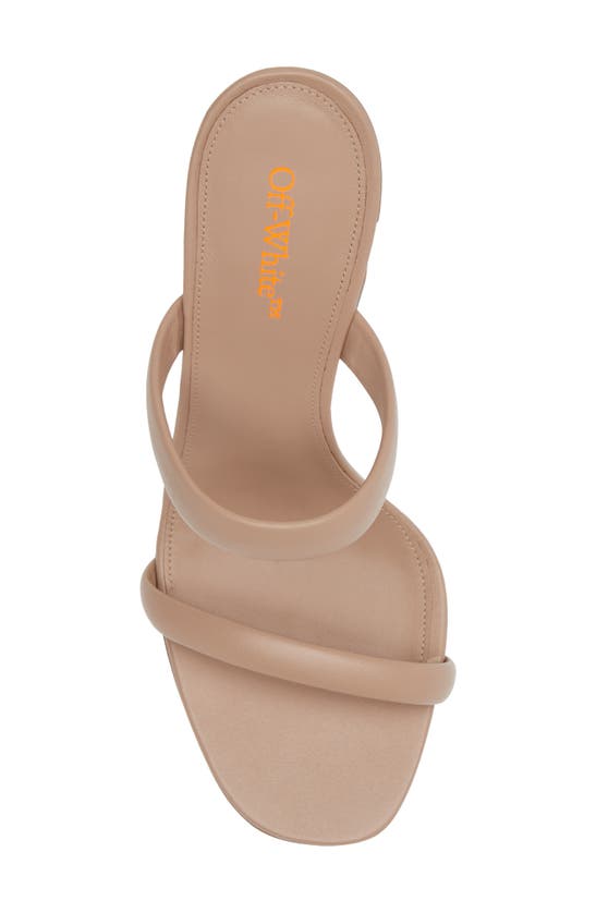 OFF-WHITE POP METEOR BLOCK HEEL SLIDE SANDAL