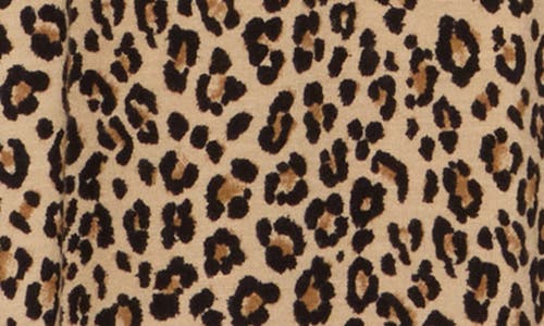 Nordstrom Rack Tranquility Button Front Nightshirt In Beige Sand Animal Multi