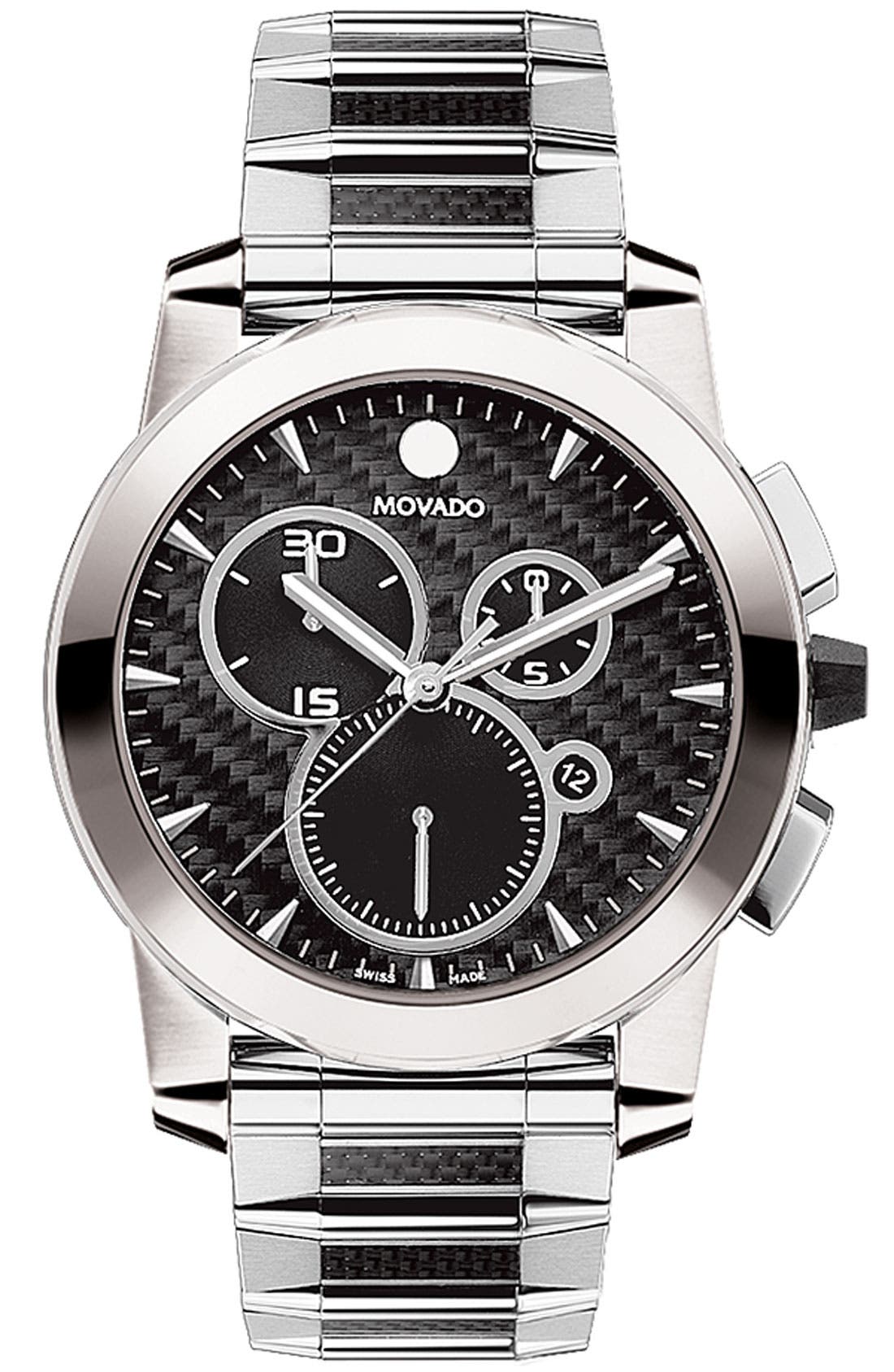 Movado 'Vizio' Chronograph Bracelet Watch, 45mm Nordstrom