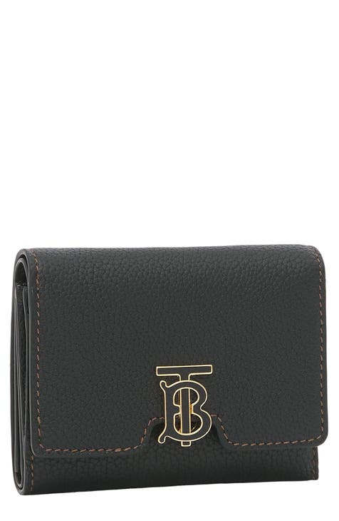 TB Monogram Grainy Leather Wallet