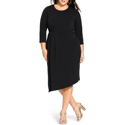 Plus Size City Chic Simply Stylish Dress, Black