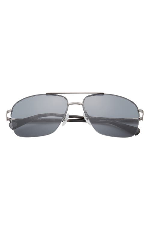 Shop Ted Baker London 59mm Rimless Navigator Sunglasses In Grey/silver